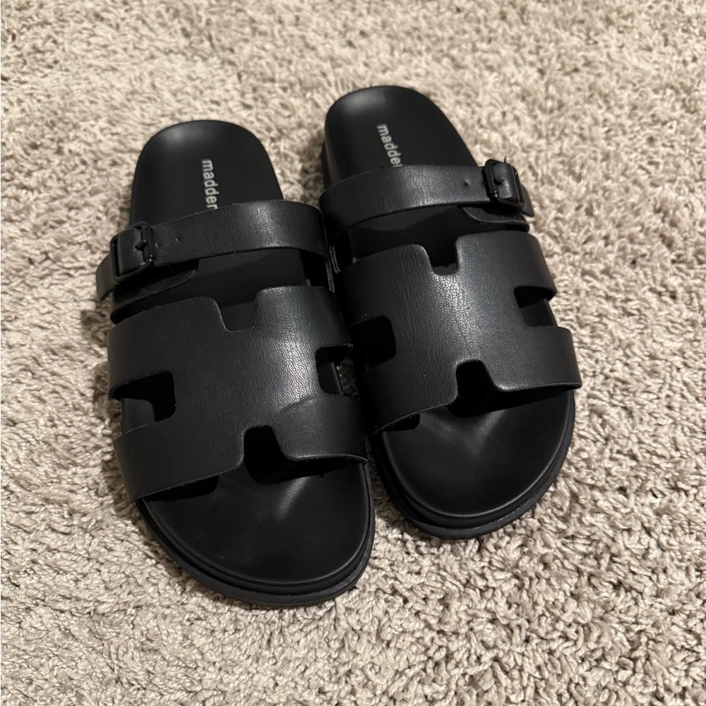 Madden Girl Black Sandals